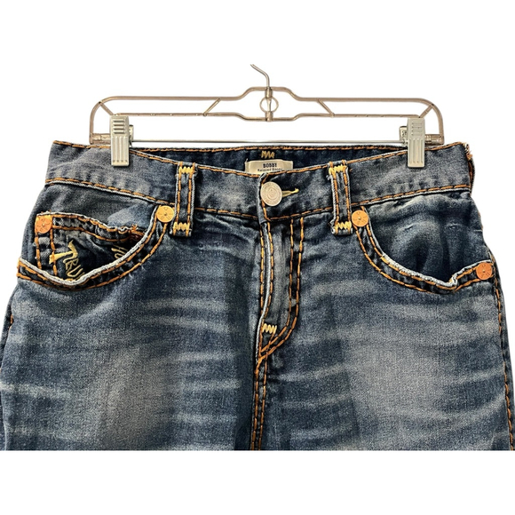 True Religion Bobby Relaxed Baggy Embroidered Denim Jeans Size 30 Men's Casual - Picture 3 of 8